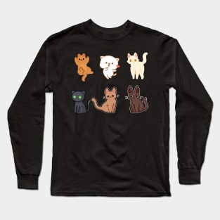 All about cats- kawaii Long Sleeve T-Shirt